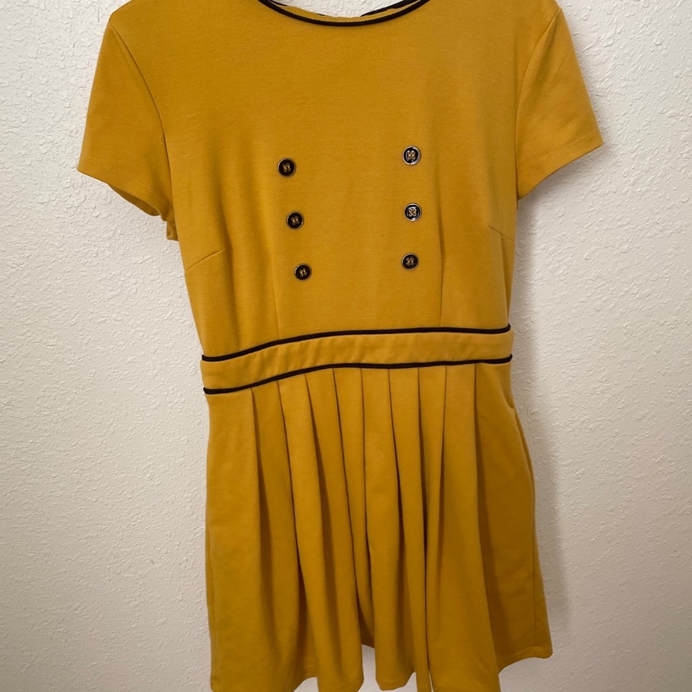 ModCloth mustard dress